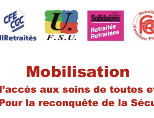 Mobilisation pour l’accès aux soins de toutes et tous pour la reconquête de la Sécu!